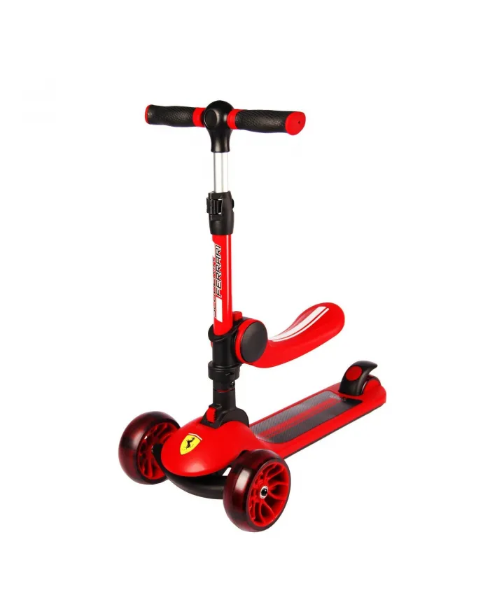 Ferrari children's three-wheeled scooter 2-in-1 FXK28-2 Red