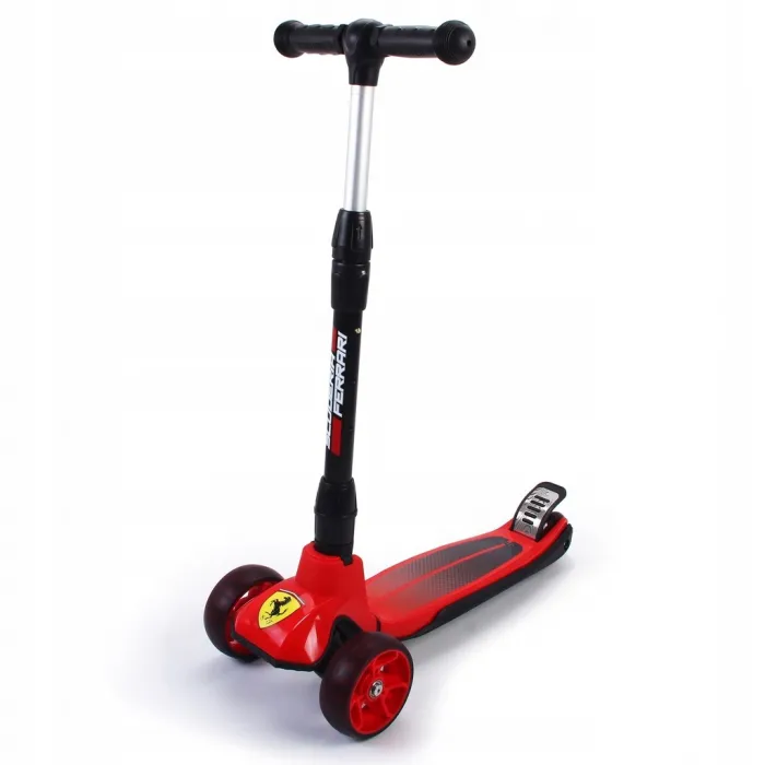 Ferrari FXK58 Red three-wheeled scooter