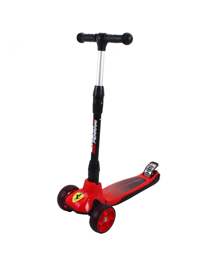 Ferrari FXK58 Red three-wheeled scooter