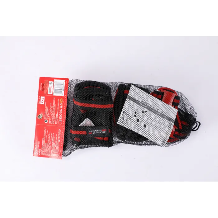Ferrari children's knee, elbow and wrist protector set size XXS red