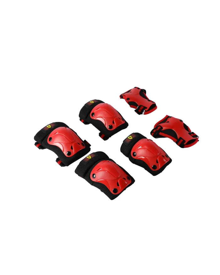 Ferrari children's knee, elbow and wrist protector set size XXS red