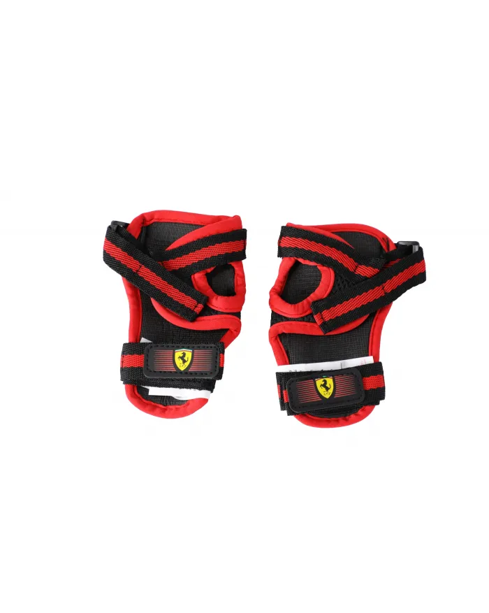Ferrari children's knee, elbow and wrist protector set size XXS red