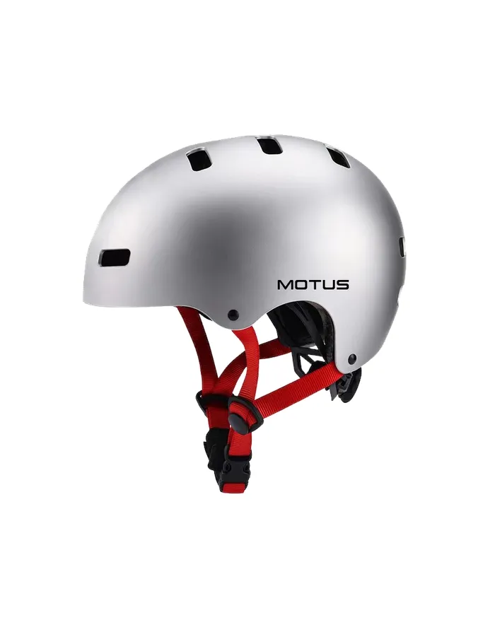 MOTUS MD-107 Children's Bicycle Helmet Size M/S Silver