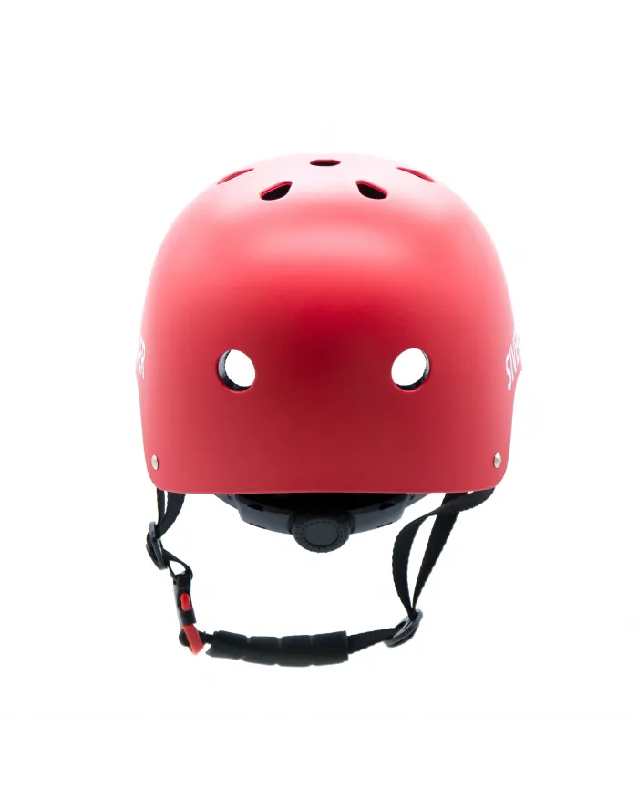 Adjustable Bicycle Helmet SIVER Size S Red