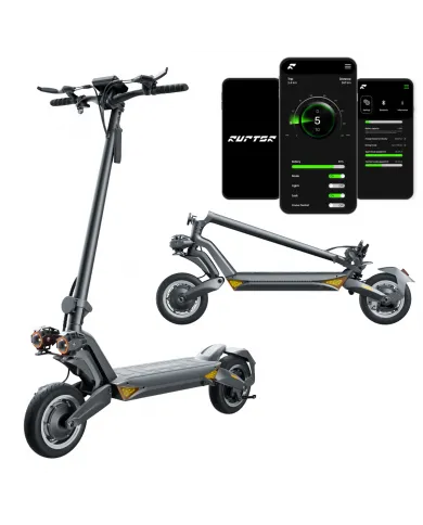 OUTLET Electric Scooter RUPTOR R6 V2 Black| 2x800W 17Ah 48V [C]