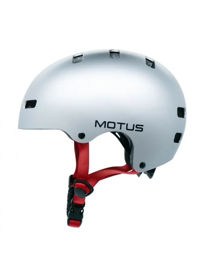MOTUS MD-107 Children's Bicycle Helmet Size M/S Silver