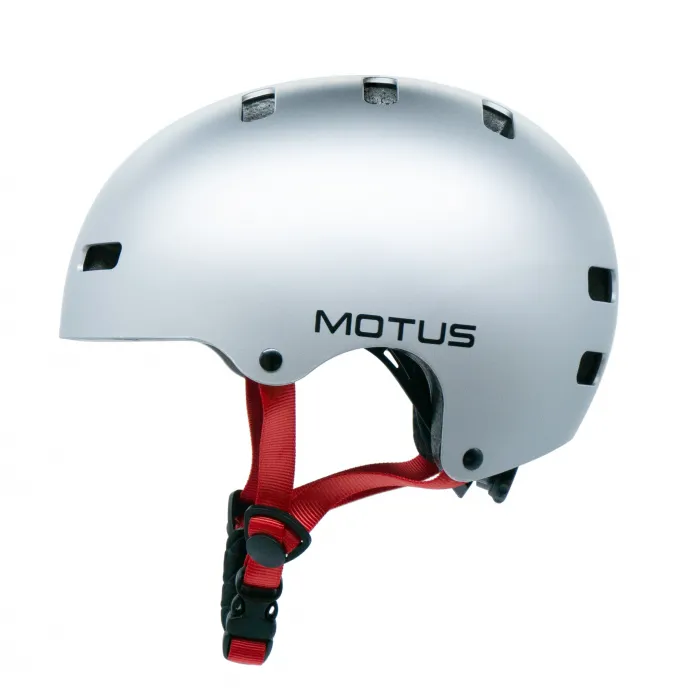 MOTUS MD-107 Children's Bicycle Helmet Size M/S Silver