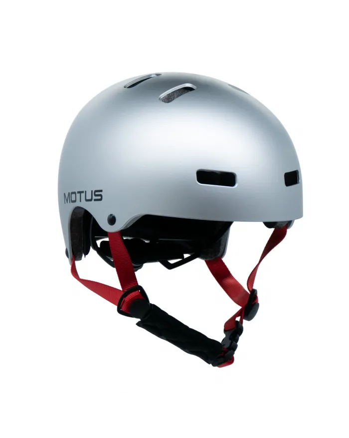 MOTUS MD-107 Children's Bicycle Helmet Size M/S Silver