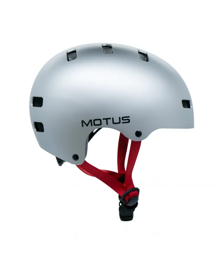MOTUS MD-107 Children's Bicycle Helmet Size M/S Silver
