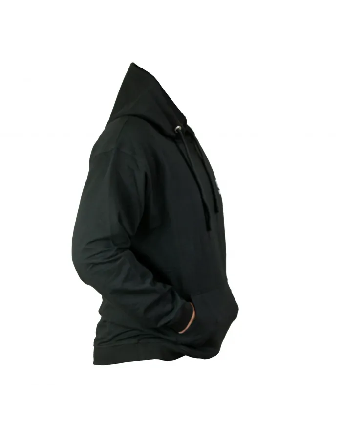 Men's SIVER Hoodie size M/L colour black