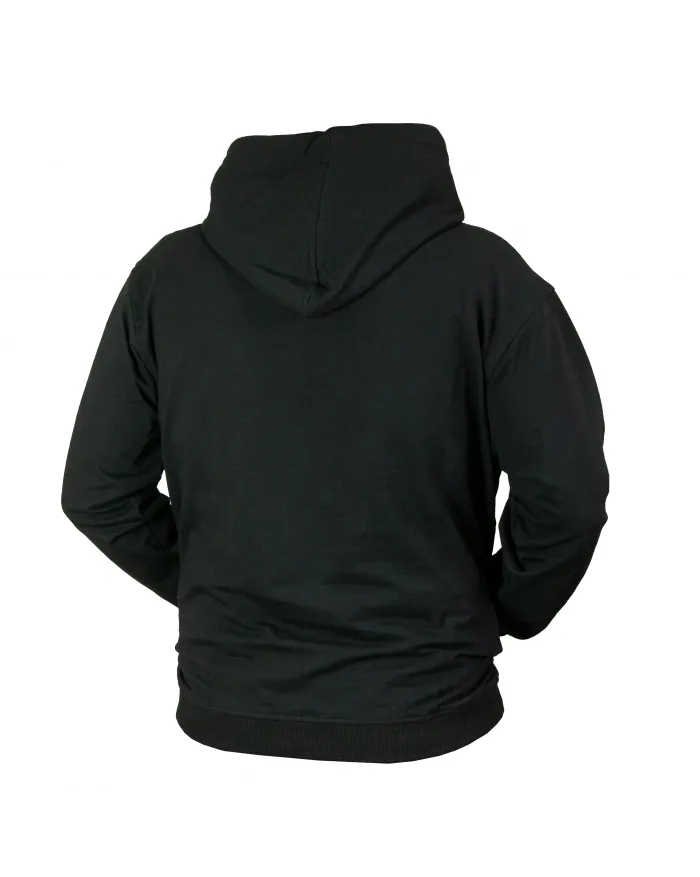 Men's SIVER Hoodie size M/L colour black