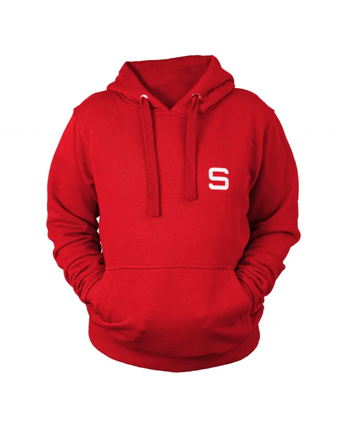 Women's SIVER Hoodie size XS/S colour red