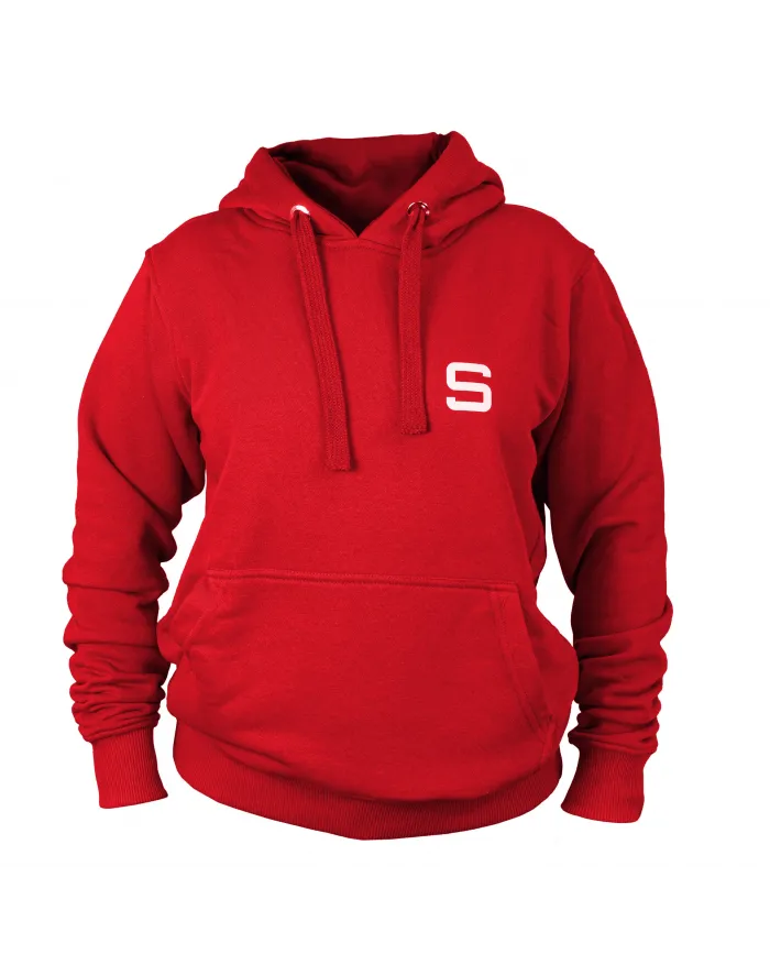Women's SIVER Hoodie size XS/S colour red