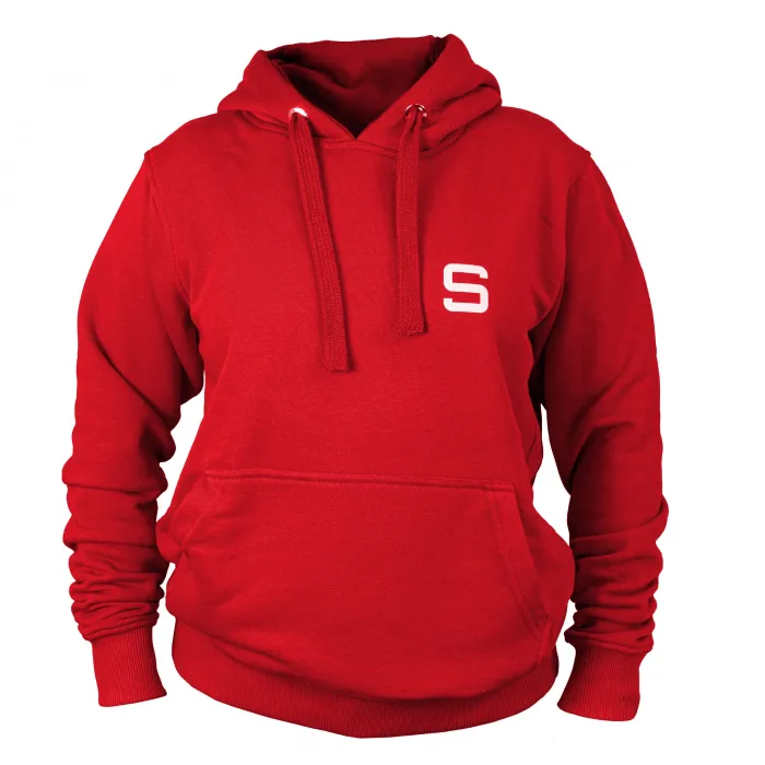 Women's SIVER Hoodie size XS/S colour red