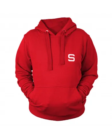Women's SIVER Hoodie size M/L colour red