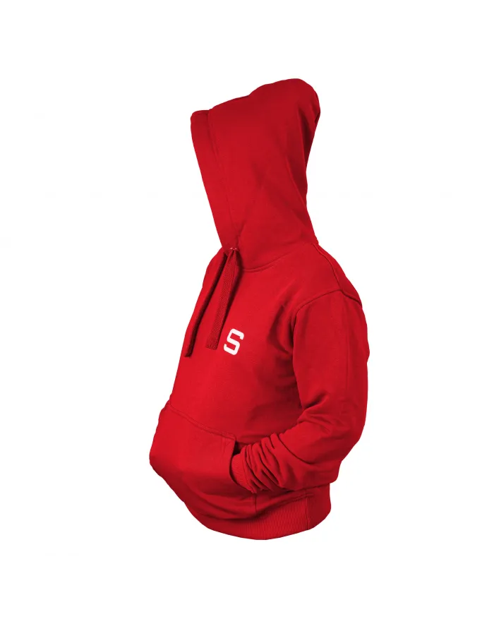 Women's SIVER Hoodie size M/L colour red