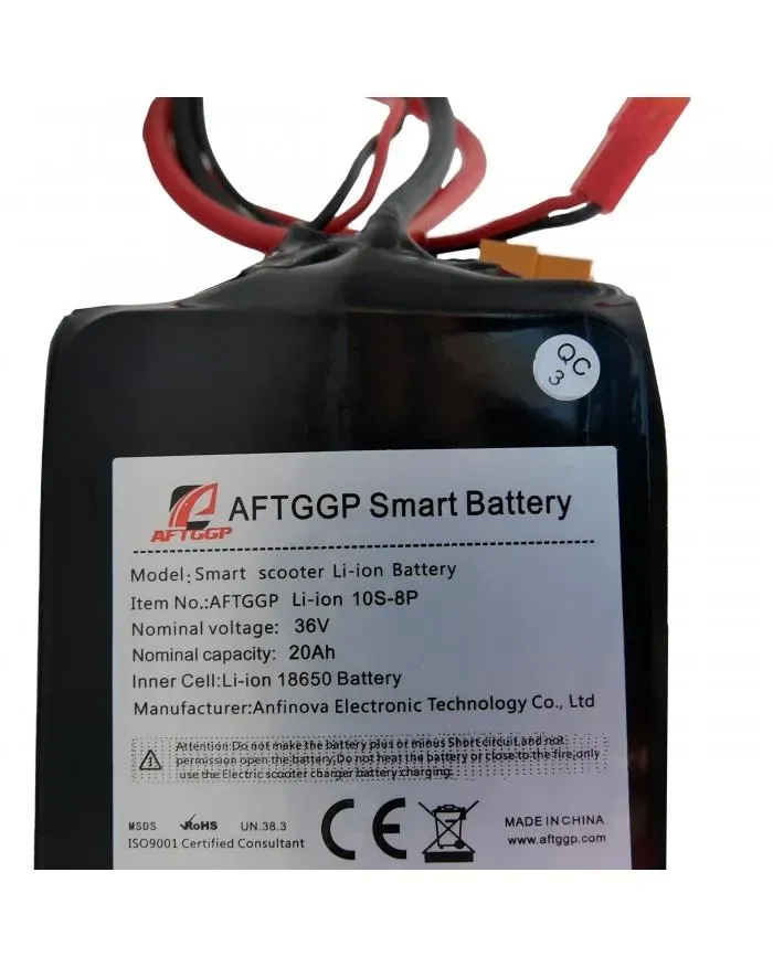 Battery for Electric Scooter 36V / 20Ah | 7way