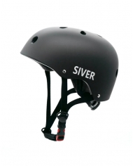 Kask rowerowy regulowany SIVER rozmiar S czarny