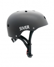Kask rowerowy regulowany SIVER rozmiar S czarny