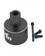 Monorim G02 adapter for connecting the seatpost and shock absorber to Ninebot max G30