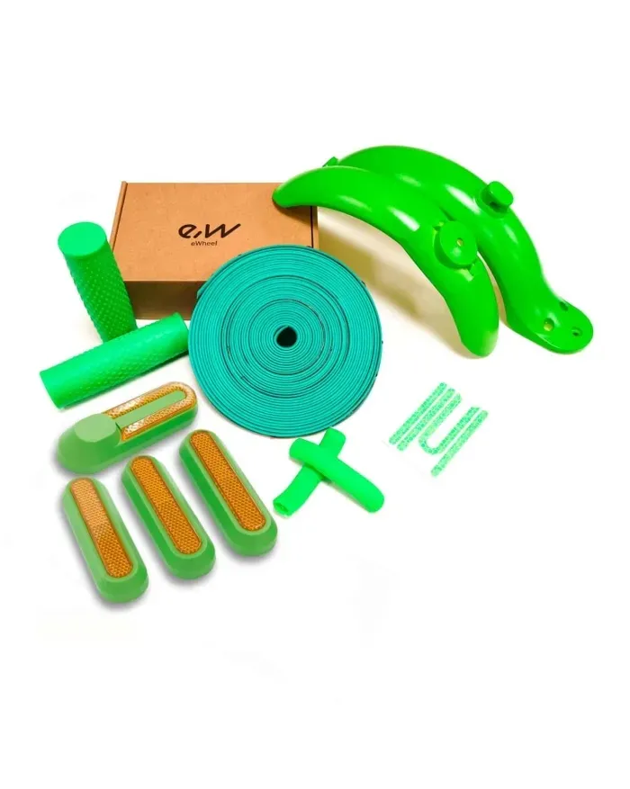 Green kit for personalizing electric scooters