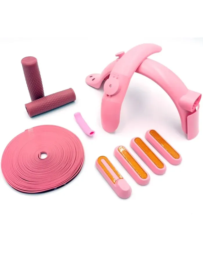 Pink kit for personalizing electric scooters