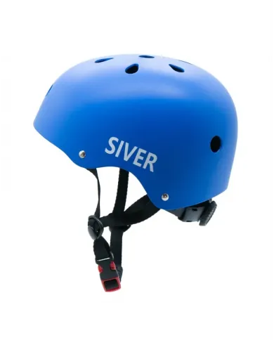 SIVER adjustable bike helmet size S blue