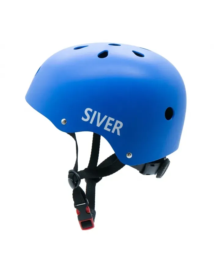 SIVER adjustable bike helmet size S blue