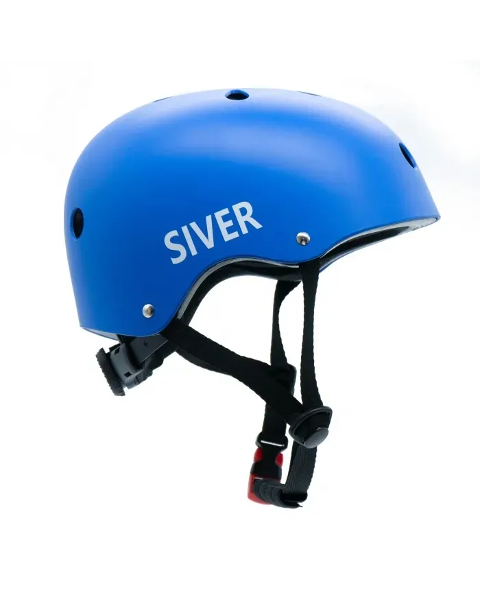 SIVER adjustable bike helmet size S blue