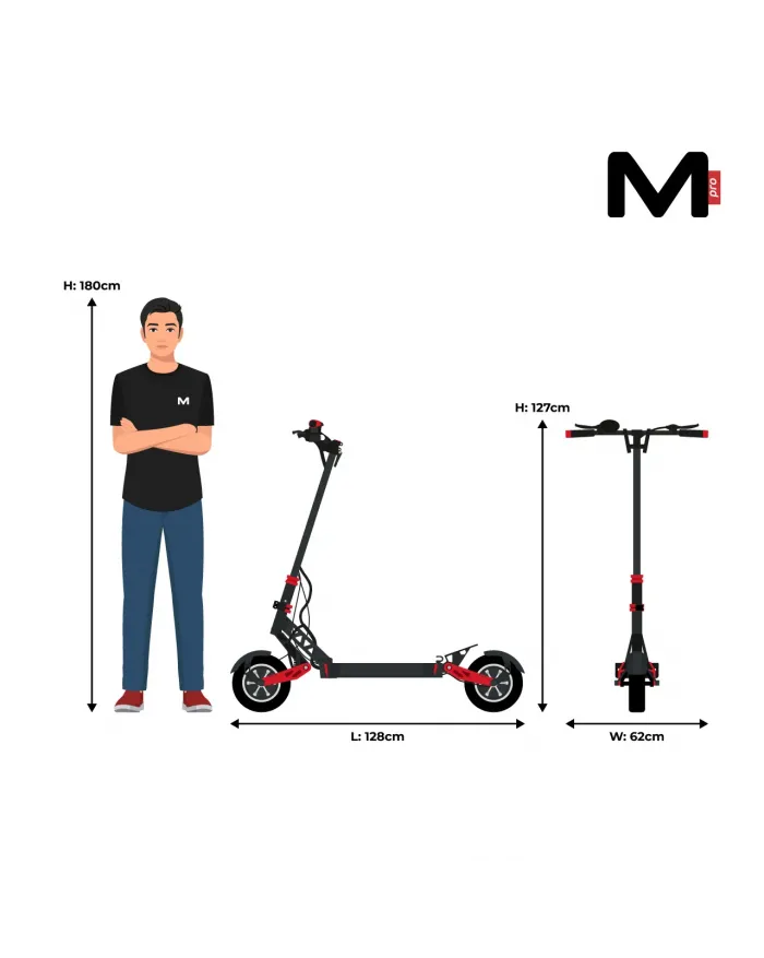 Motus PRO 10 Sport Electric Scooter 2021 2x1000W