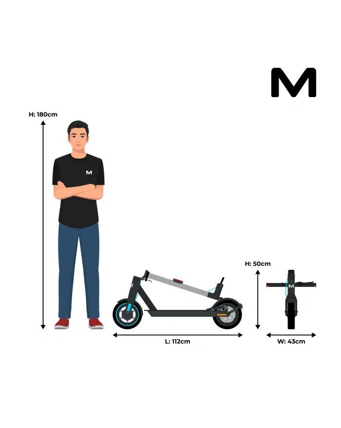Motus Scooty 10 LITE 2023 Electric Scooter - 350W, 12.5kg
