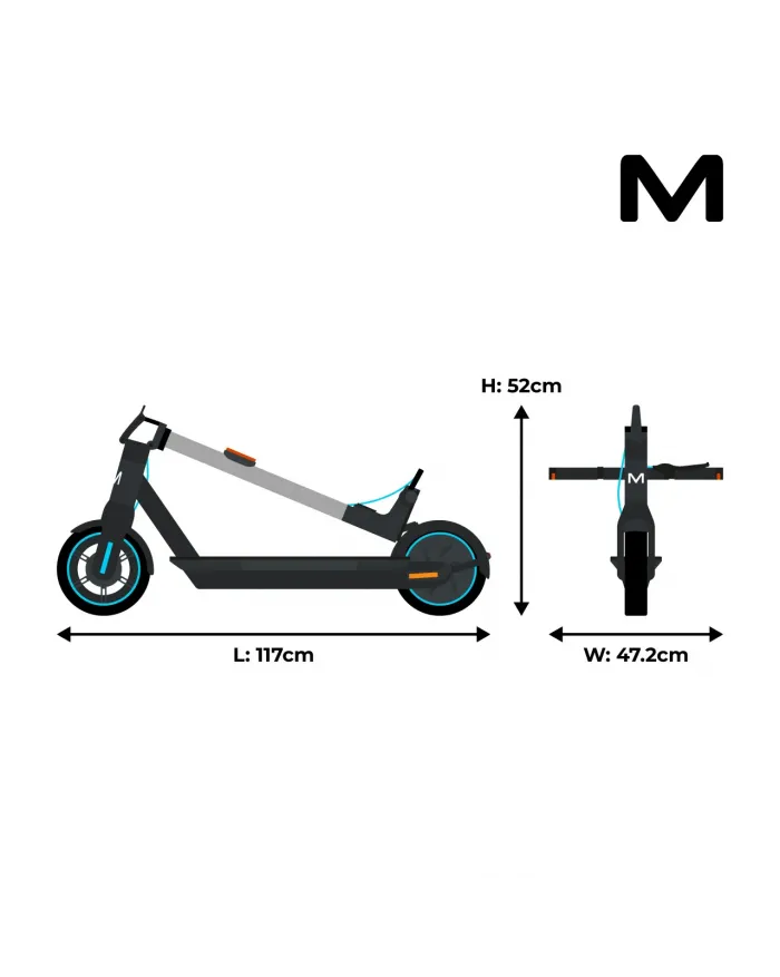 Motus Scooty 10 Electric Scooter 2022 - 350W, 35km/h