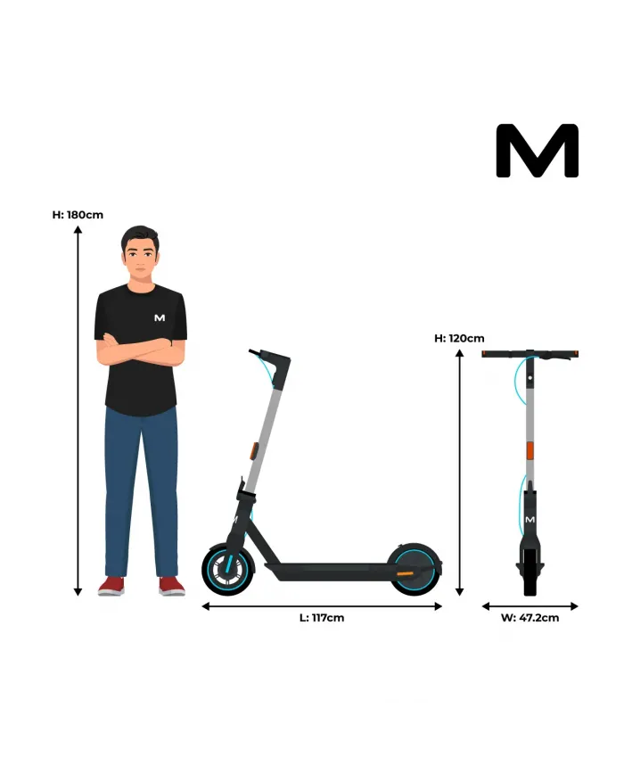 Motus Scooty 10 Electric Scooter 2022 - 350W, 35km/h