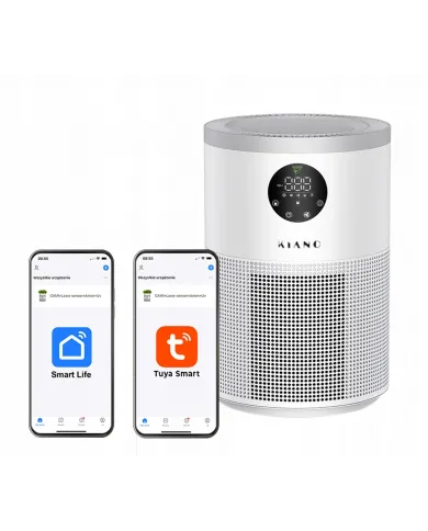 Kiano Cami Air Purifier with pre-filter, carbon filter and HEPA 13 smart