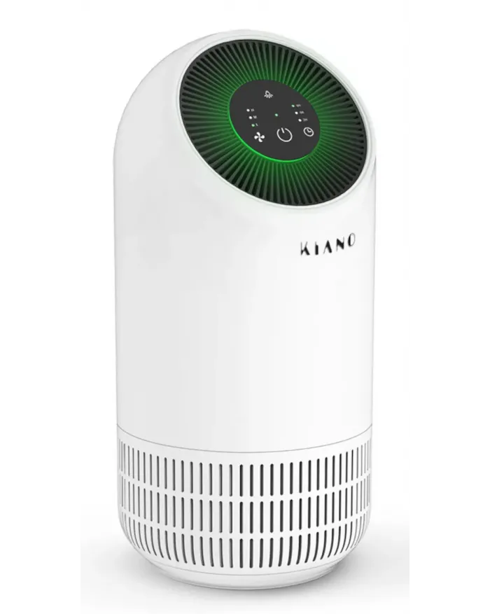 Kiano Fillo Air Purifier with pre-filter, carbon filter, and HEPA 13 smart