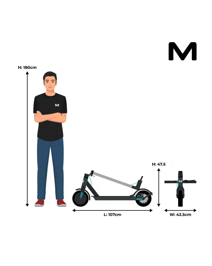 OUTLET Electric Scooter Motus Scooty 8.5 350W 25km/h [B]